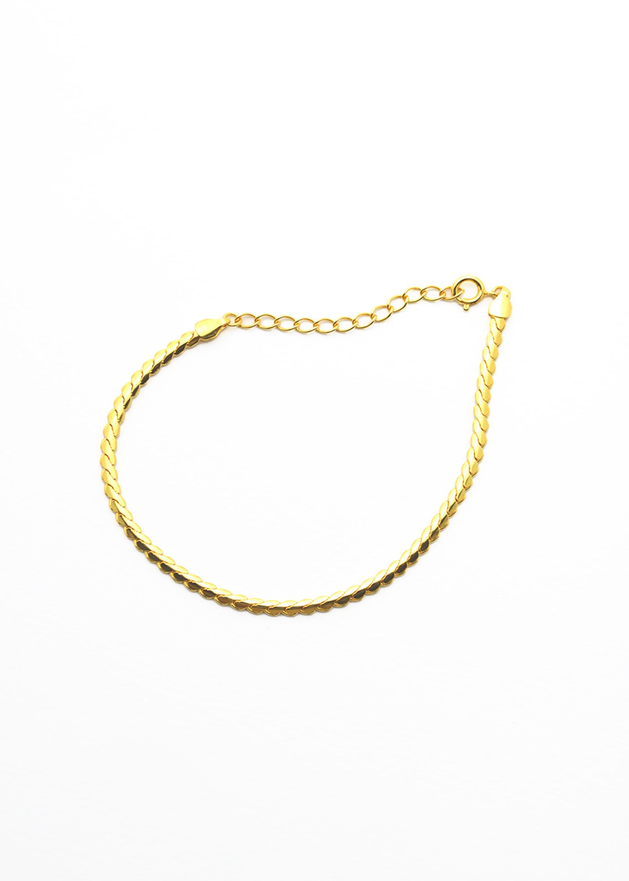 Narrow Snake Bracelet Gold