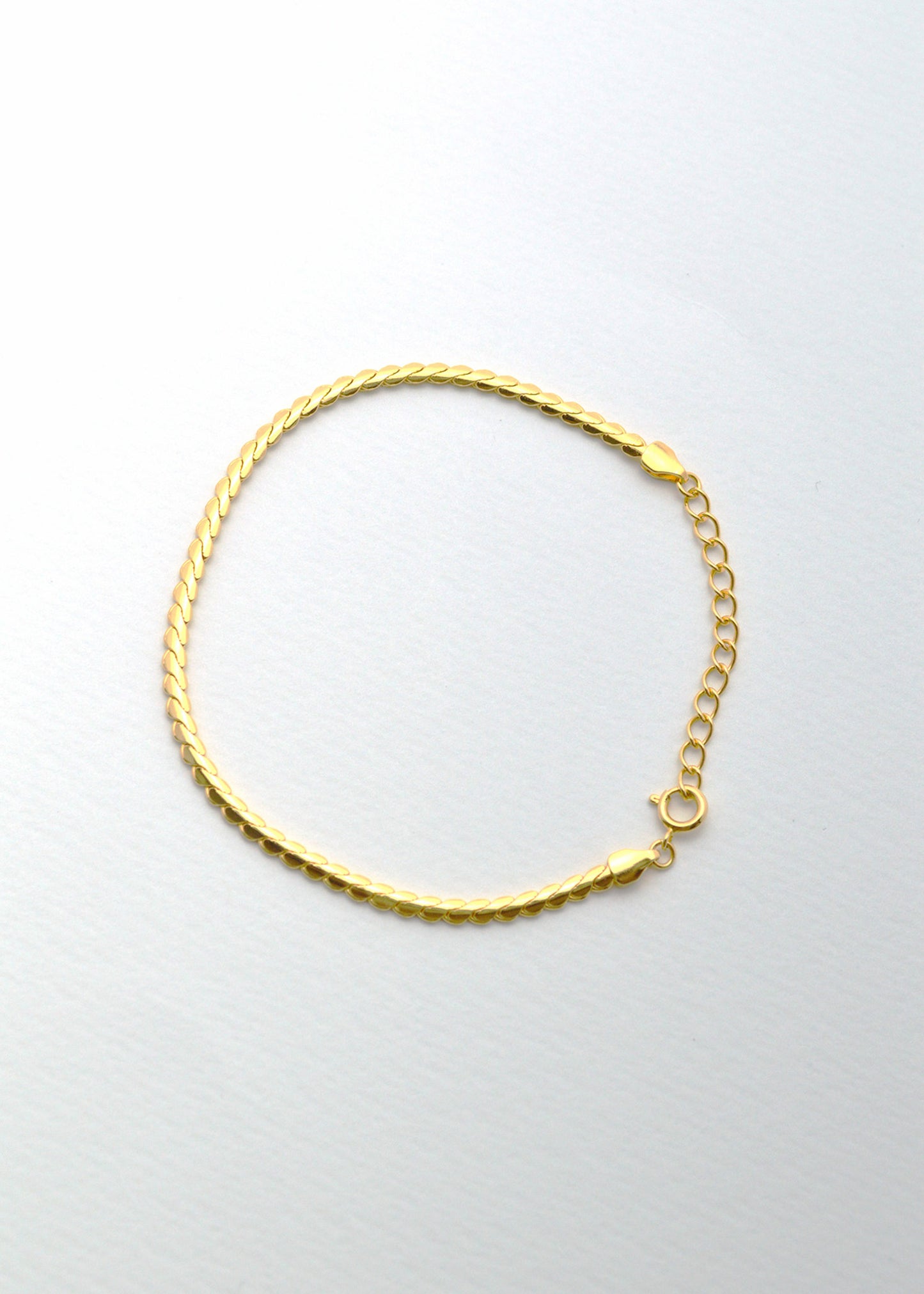Narrow Snake Bracelet Gold