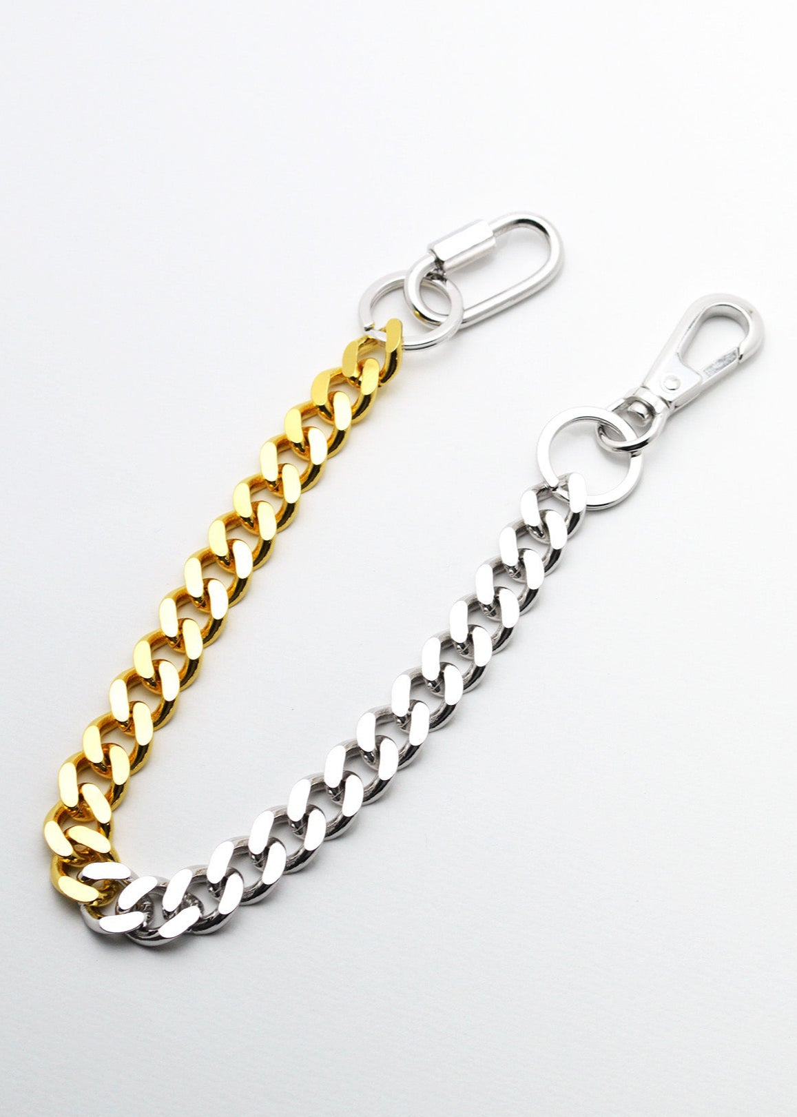 Signature Double Karabina Long Keychain