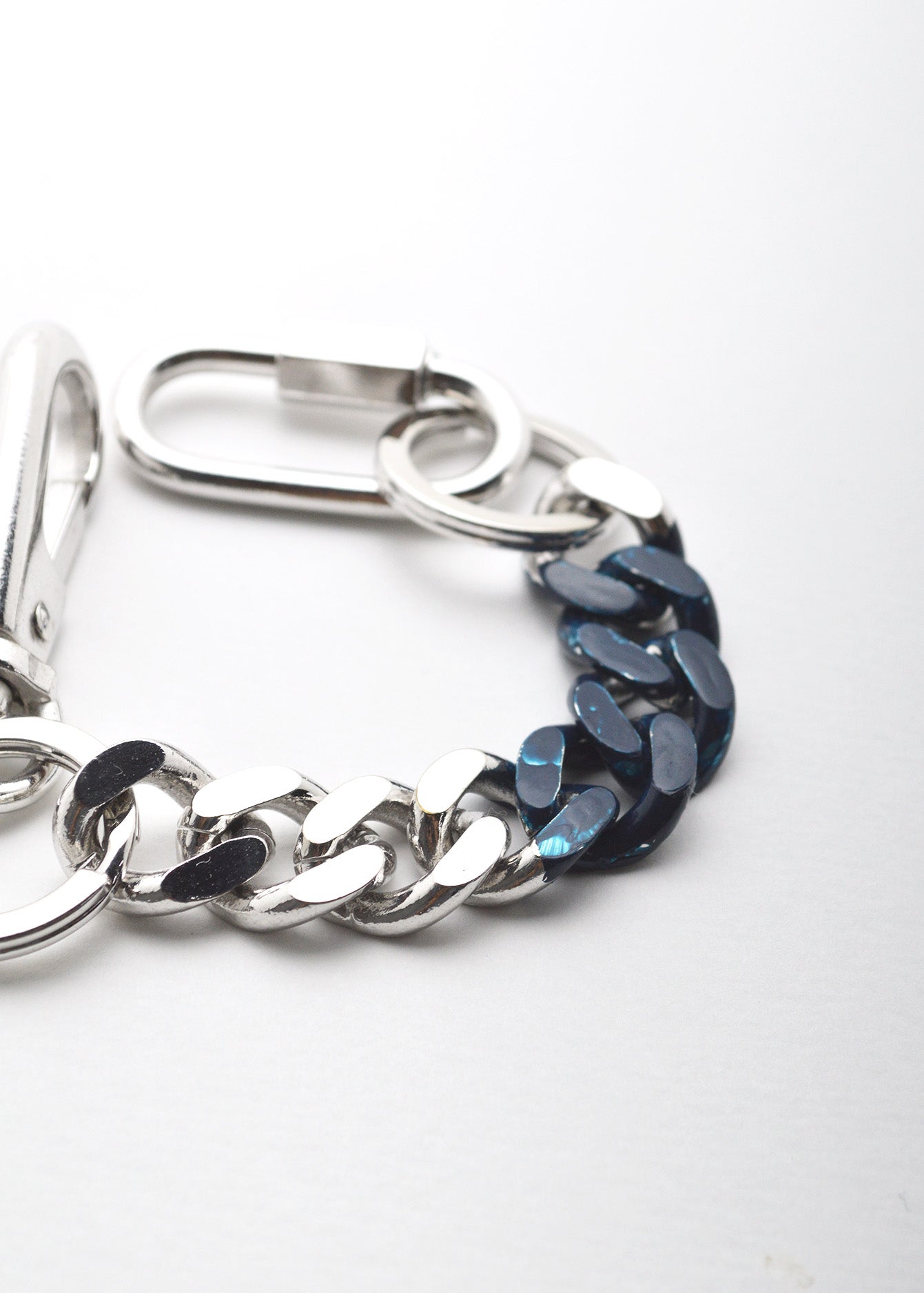 Signature Double Karabina Keychain Penki Blue