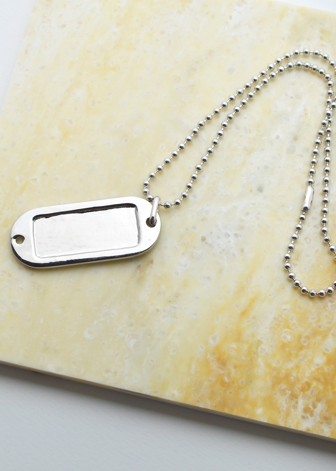 Office Nametag Necklace