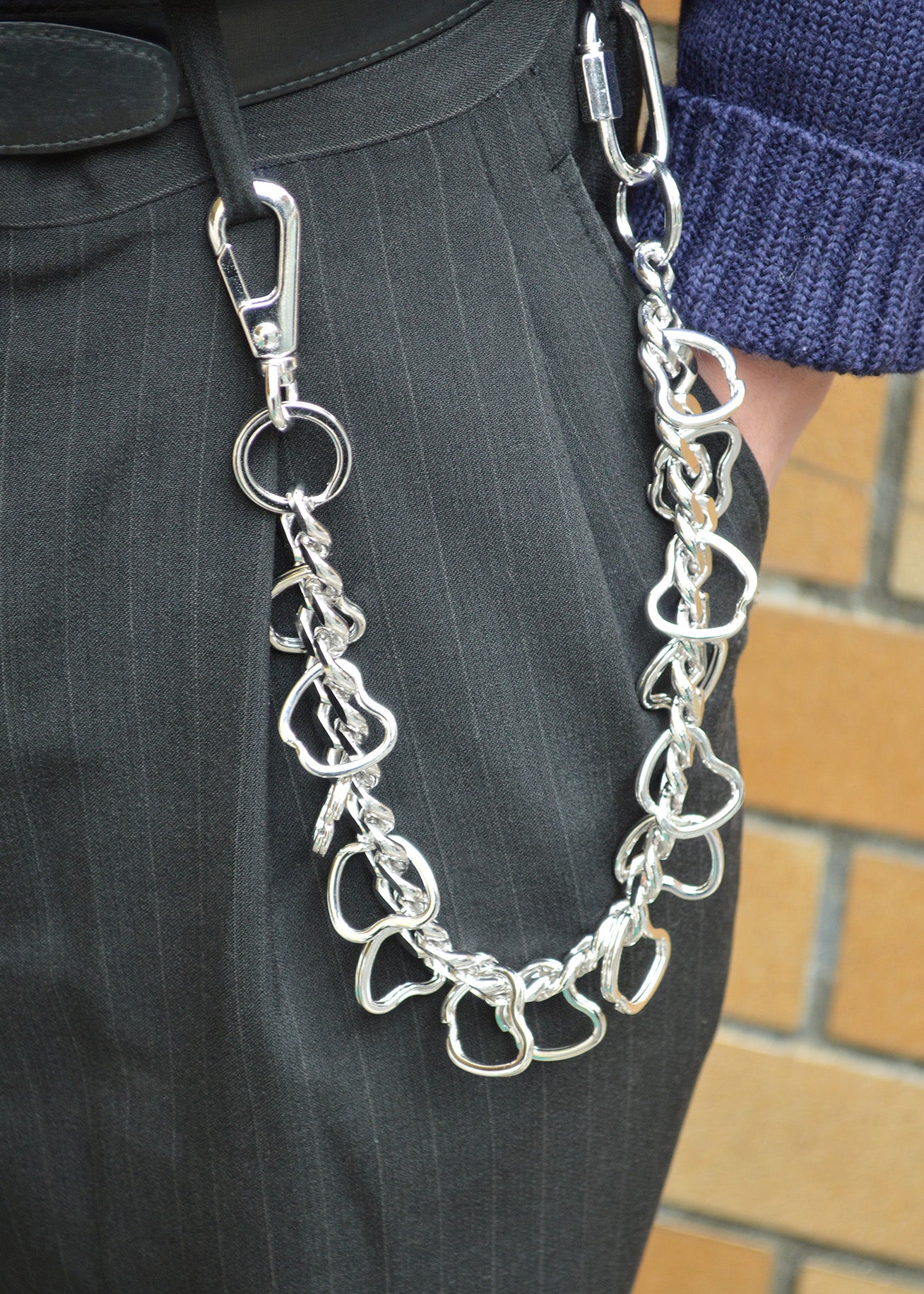 Double Karabina Keychain with SNS Teeth