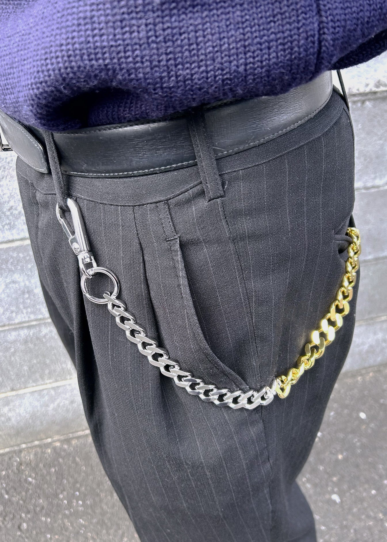 Signature Double Karabina Long Keychain