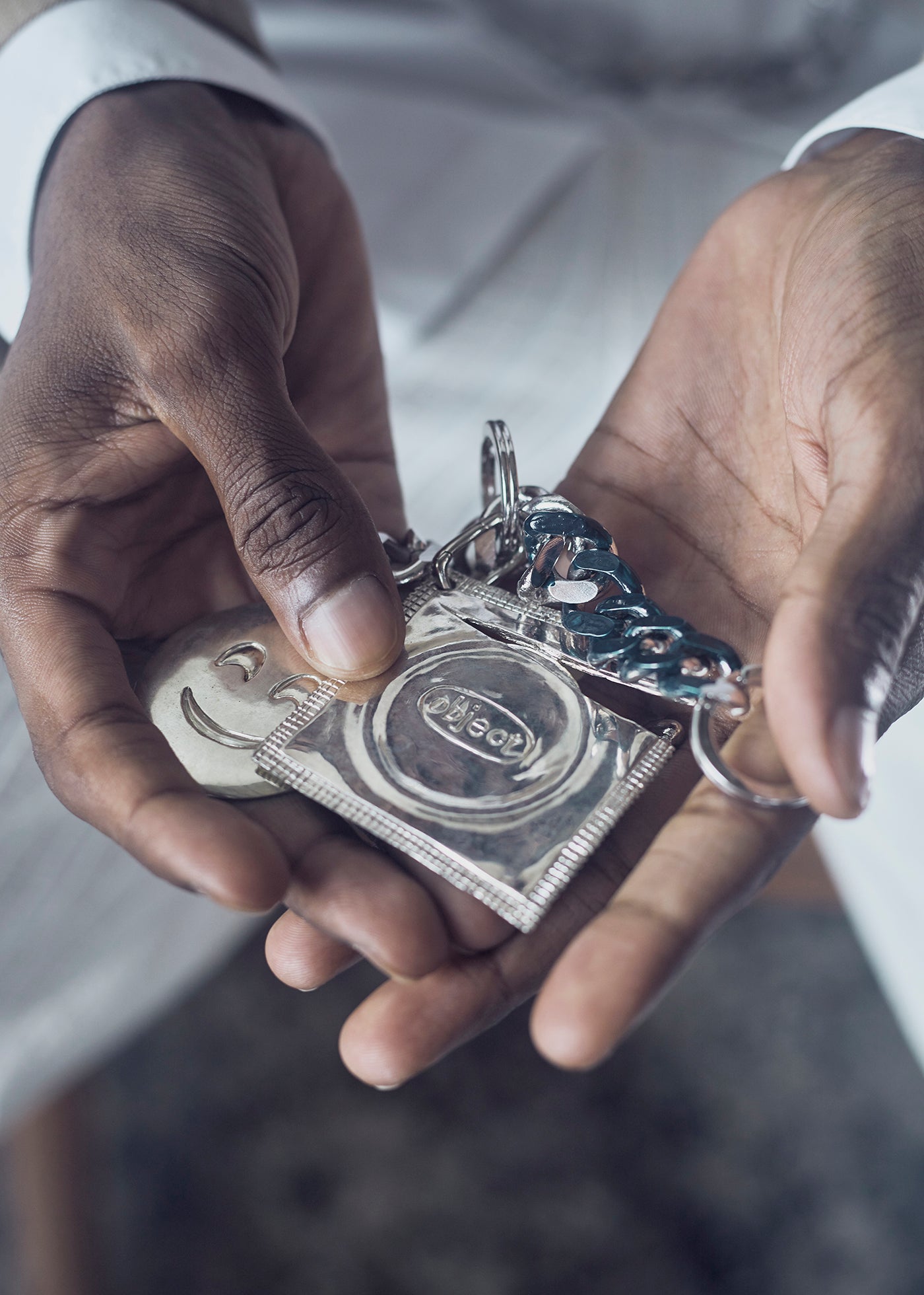 Ripped Raincoat Keyring