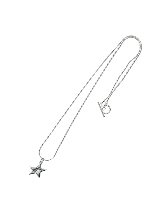 Star Charm Snake Necklace