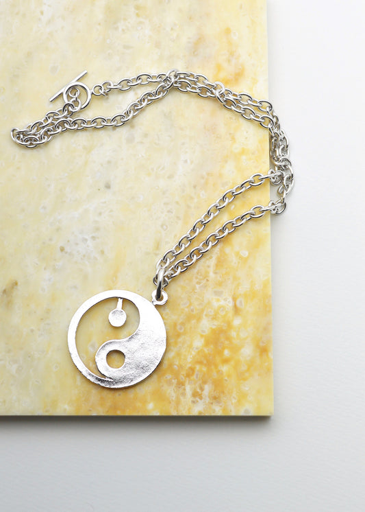 Yin-Yang Symbol Necklace