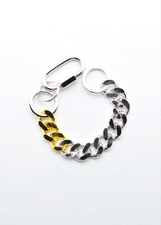 Signature Single Karabina Keychain Combination Gold