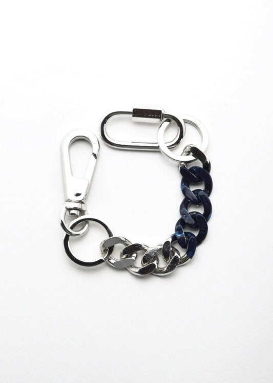 Signature Double Karabina Keychain Penki Blue