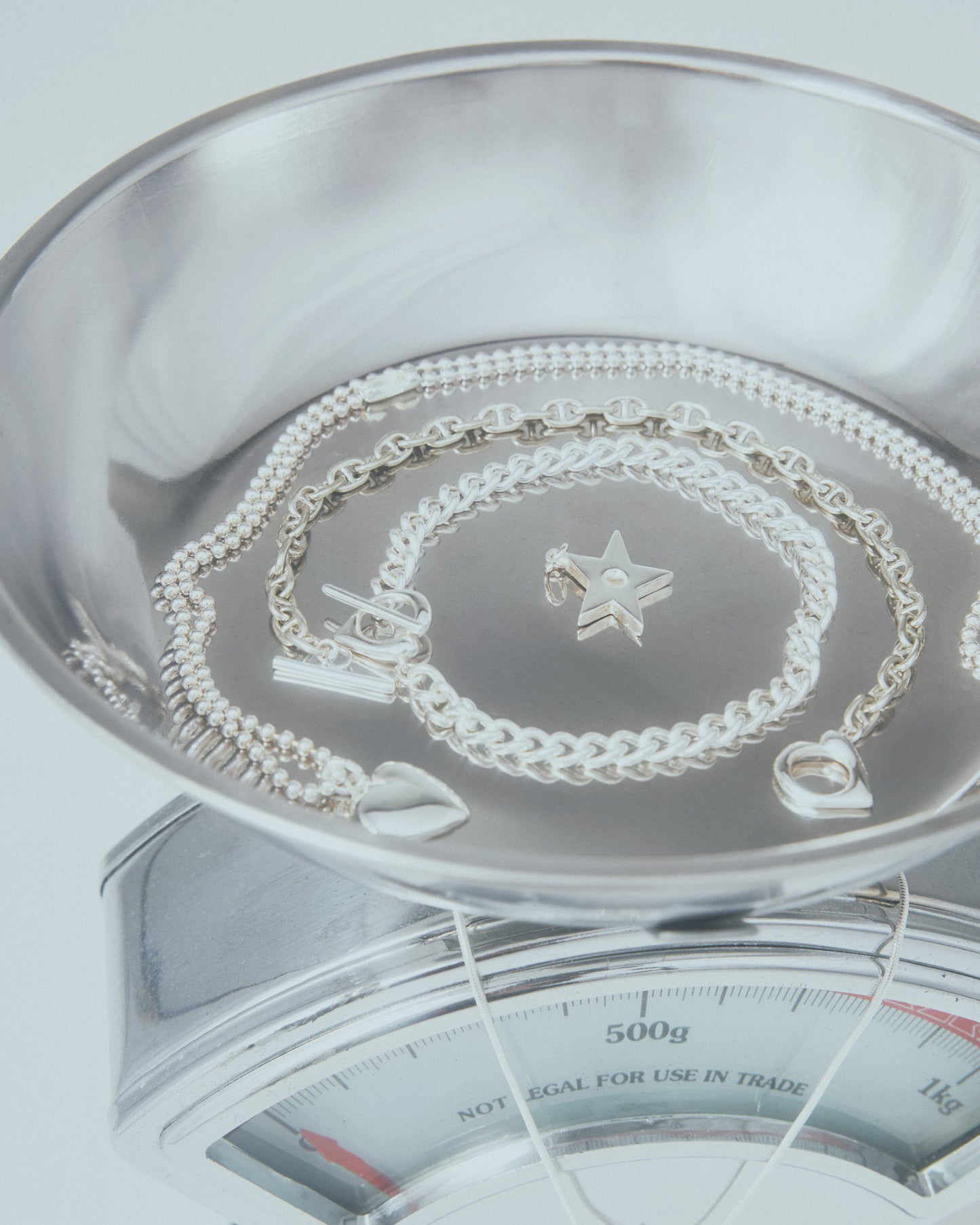 Star Charm Snake Necklace